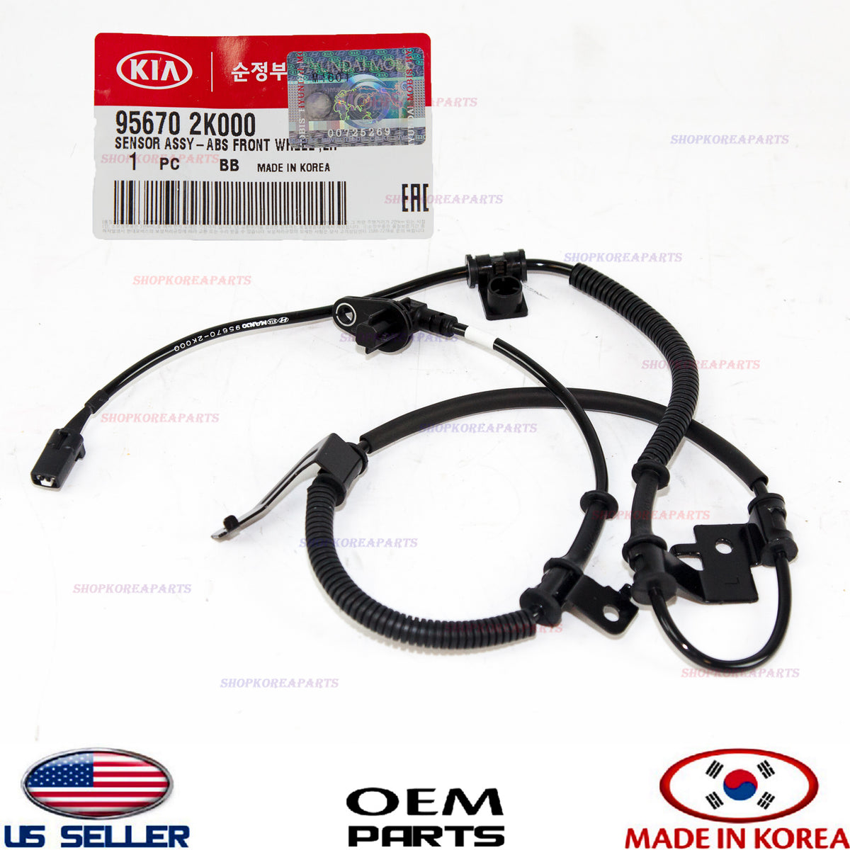 GENUINE ABS Wheel Speed Sensor Front LEFT Driver Side ⭐ OEM ⭐ Kia Soul 2010-2013