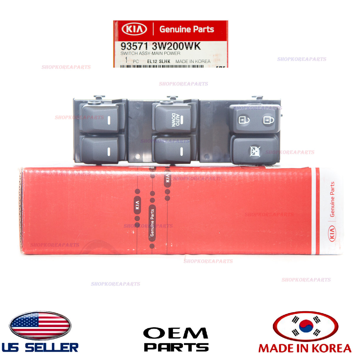 GENUINE Front Left Door Window Main Switch ⭐OEM⭐ KIA SPORTAGE 2011-2016