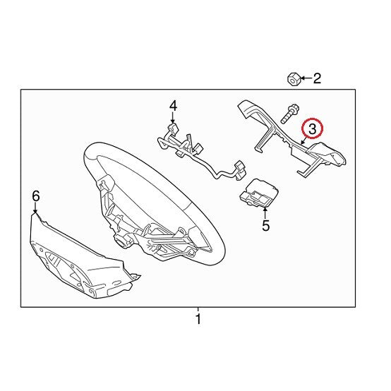 GENUINE OEM Steering Wheel Cruise Control Switch 2014–2015 Kia Sorento