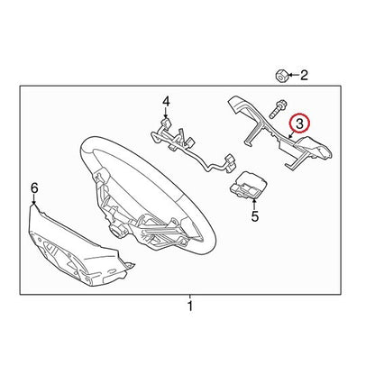GENUINE OEM Steering Wheel Cruise Control Switch 2014–2015 Kia Sorento