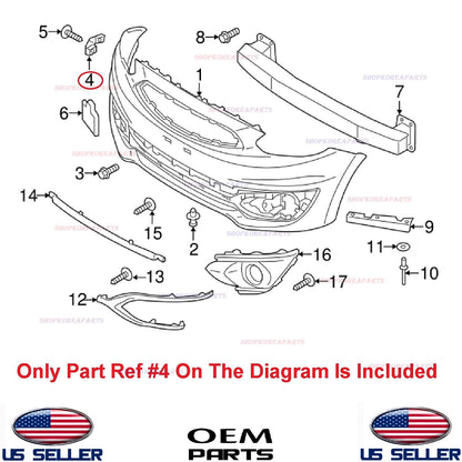 GENUINE Front Bumper Bracket Retainer RIGHT Passenger ⭐ Mirage Hatchback 18-20