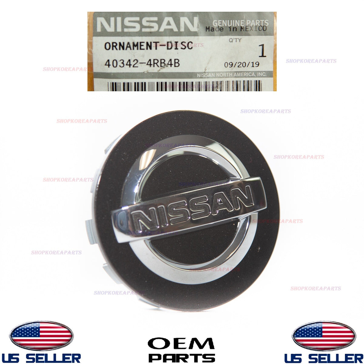 GENUINE Wheel Center Hub Cap Ornament ⭐OEM⭐ Maxima 2016-18 Versa 2017-2019