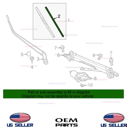GENUINE OEM Wiper Blade Refill RIGHT Passenger Side 2016-2025 Mazda CX-5 CX-9