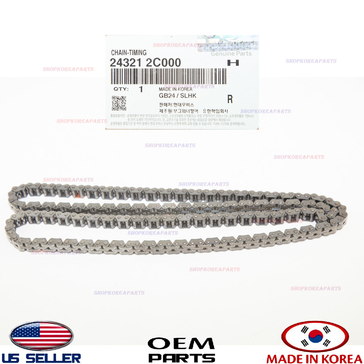 GENUINE Engine Timing Chain ⭐OEM⭐ HYUNDAI GENESIS COUPE 2.0L Turbo 2012-2016