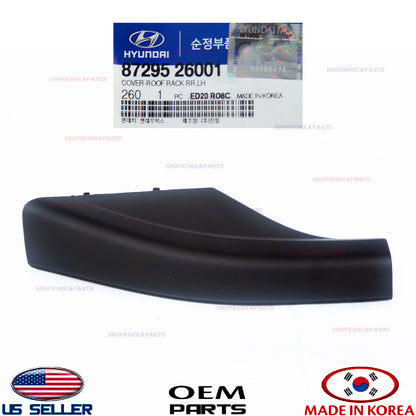 GENUINE Cover Cap Roof Rack Left Driver Side Rear Hyundai Santa Fe 2001-2006