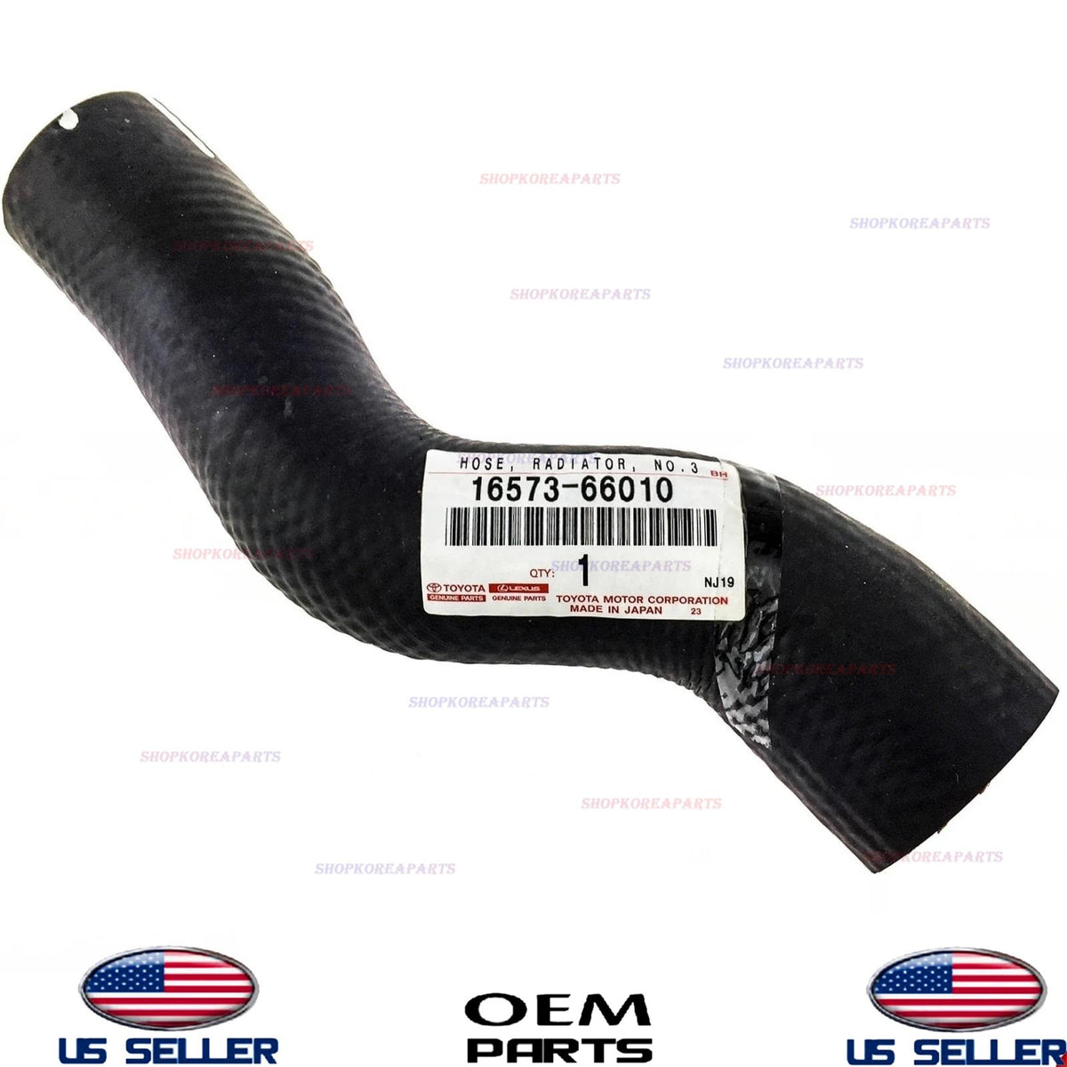 GENUINE Engine Coolant Lower Hose Land Cruiser 4.5L Lexus LX450 16573-66010