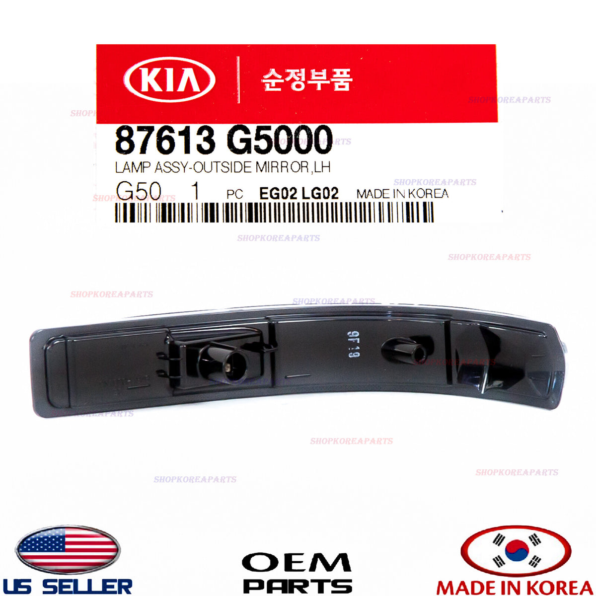 GENUINE Outside Mirror Signal Lamp Left Driver Side ⭐OEM⭐ Kia Niro 2017-2022