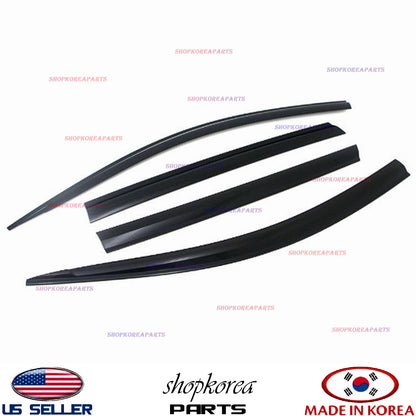 SMOKED DOOR VISOR WINDOW SUN WIND VENT DEFLECTOR 4 PC fits KIA SORENTO 2016-2020