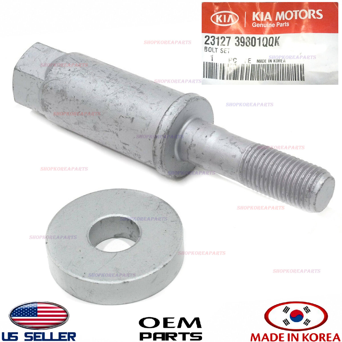 GENUINE Crankshaft Pulley Bolt w/Washer OEM Kia Sorento 2003-2006 23127-39801QQK