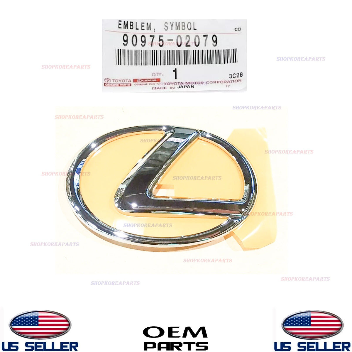 GENUINE Rear Emblem Logo Symbol ⭐OEM⭐ Lexus *See Compatibility 90975-02079