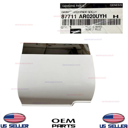 GENUINE OEM Front Fender Garnish Molding Lower LEFT WHITE 2022-26 GV70 non Sport