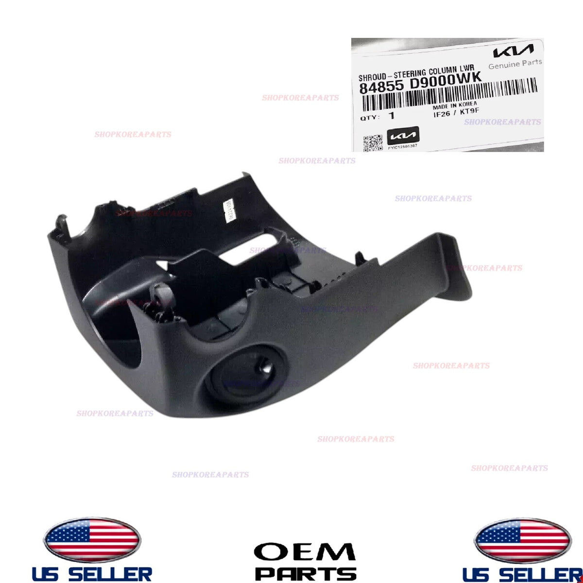 GENUINE OEM Lower Steering Column Cover 2017-2022 Kia Sportage 84855-D9000WK