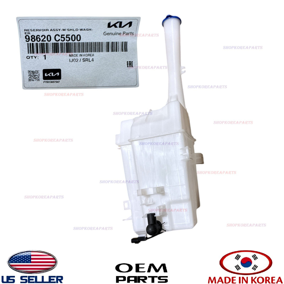 ✅GENUINE✅ Windshield Washer Reservoir Tank With Sensor OEM 2016-2020 Kia Sorento