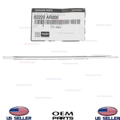 GENUINE Outside Weatherstrip Front Door RIGHT Passenger 2022-2026 Genesis GV70