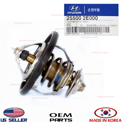 GENUINE Engine Coolant Thermostat ⭐OEM⭐ 1.8L 2.0L Hyundai Kia *See compatibility