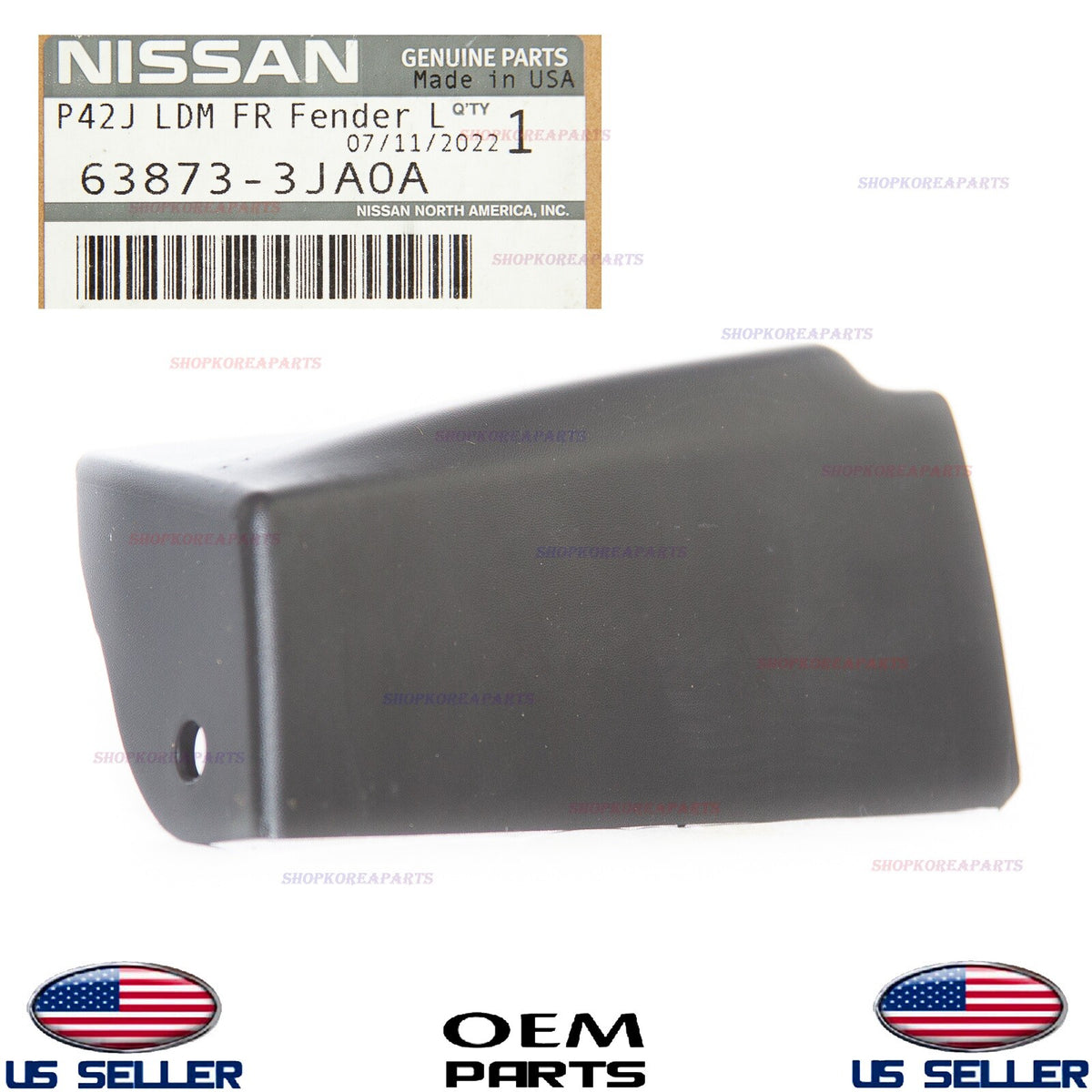 GENUINE OEM Front Lower Fender Molding Left Driver Side 14–20 Infiniti JX35 QX60