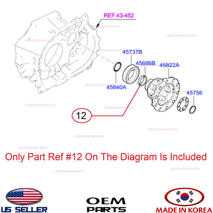 GENUINE Automatic Transmission Needle Roller Bearing OEM Hyundai Kia 45841-3B050