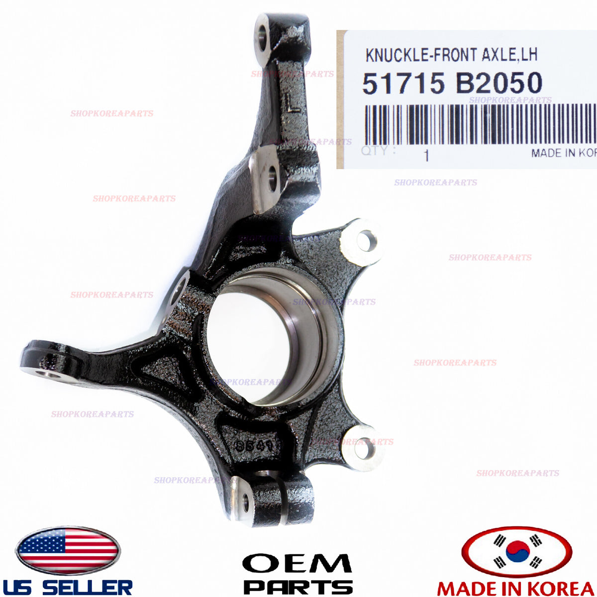 FRONT AXLE KNUCKLE SUSPENSION left DRIVER SIDE ⭐OEM GENUINE⭐ KIA SOUL 2014-2019