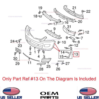 GENUINE Front Bumper Side Molding LEFT Driver Side ⭐OEM⭐ Mazda CX-9 2007-2009
