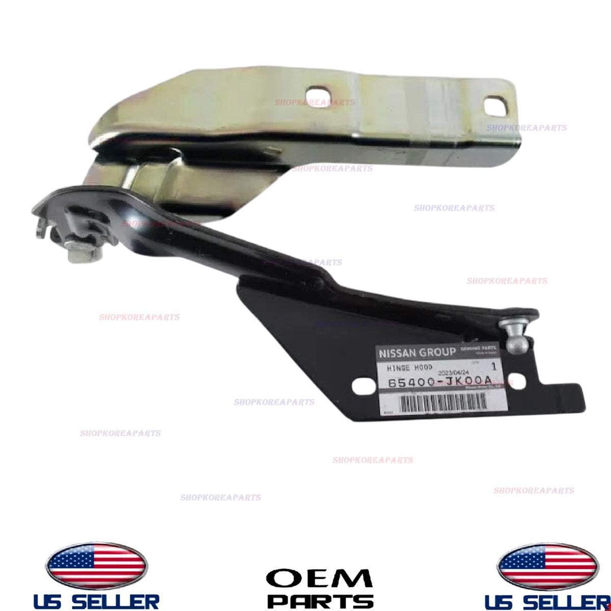 GENUINE Hood Hinge RIGHT Passenger Side 2007-2015 Infiniti G25 G35 G37 Q40