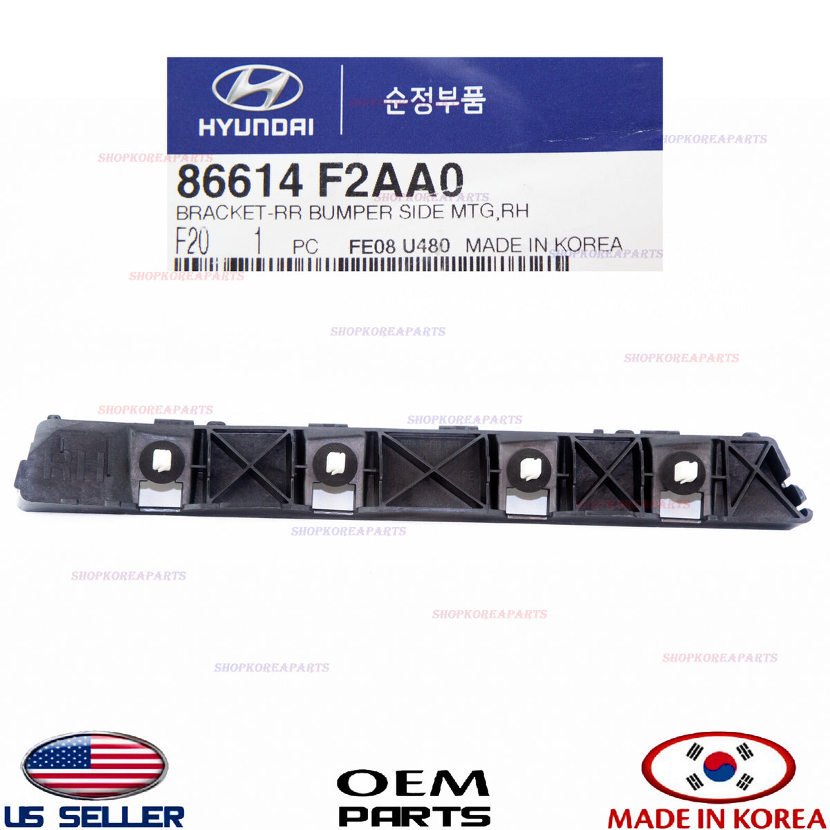 GENUINE Rear Bumper Mounting Bracket RIGHT Pass Side ⭐OEM⭐ ELANTRA Sedan 2019-20