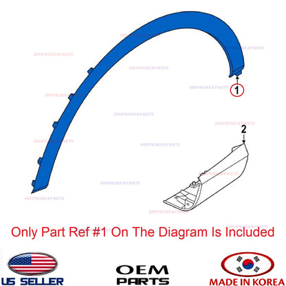 GENUINE Front Fender Wheel Molding RIGHT Passenger Side ⭐ GENESIS GV80 2021-2026