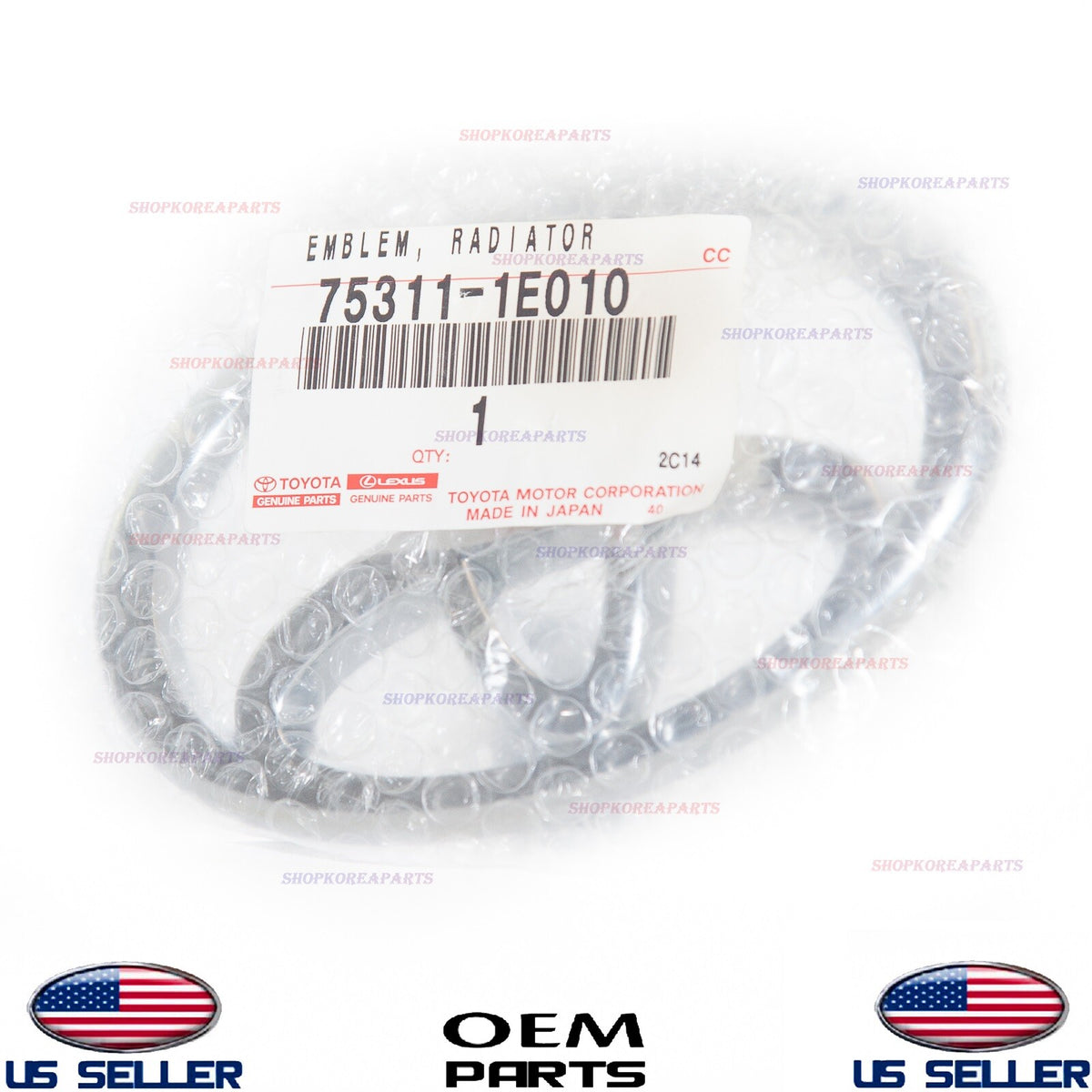GENUINE Front Grille Emblem Logo Symbol ⭐OEM⭐ Toyota Rav4 2001-2003 75311-1E010