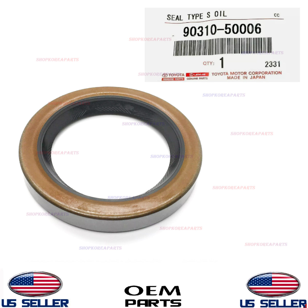 GENUINE Rear Axle Shaft Oil Seal 1pcs ⭐OEM⭐ Toyota *See Compatibilit 90310-50006