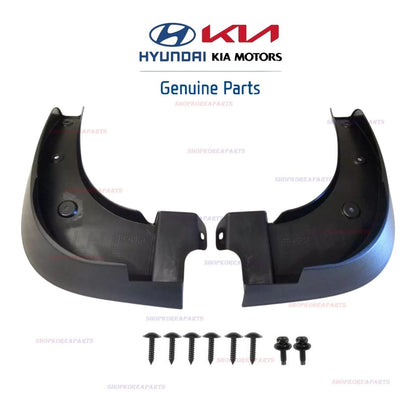 FITS: 14 - 16 KIA SOUL FRONT SPLASH GUARD MUD FLAP SET OEM NEW