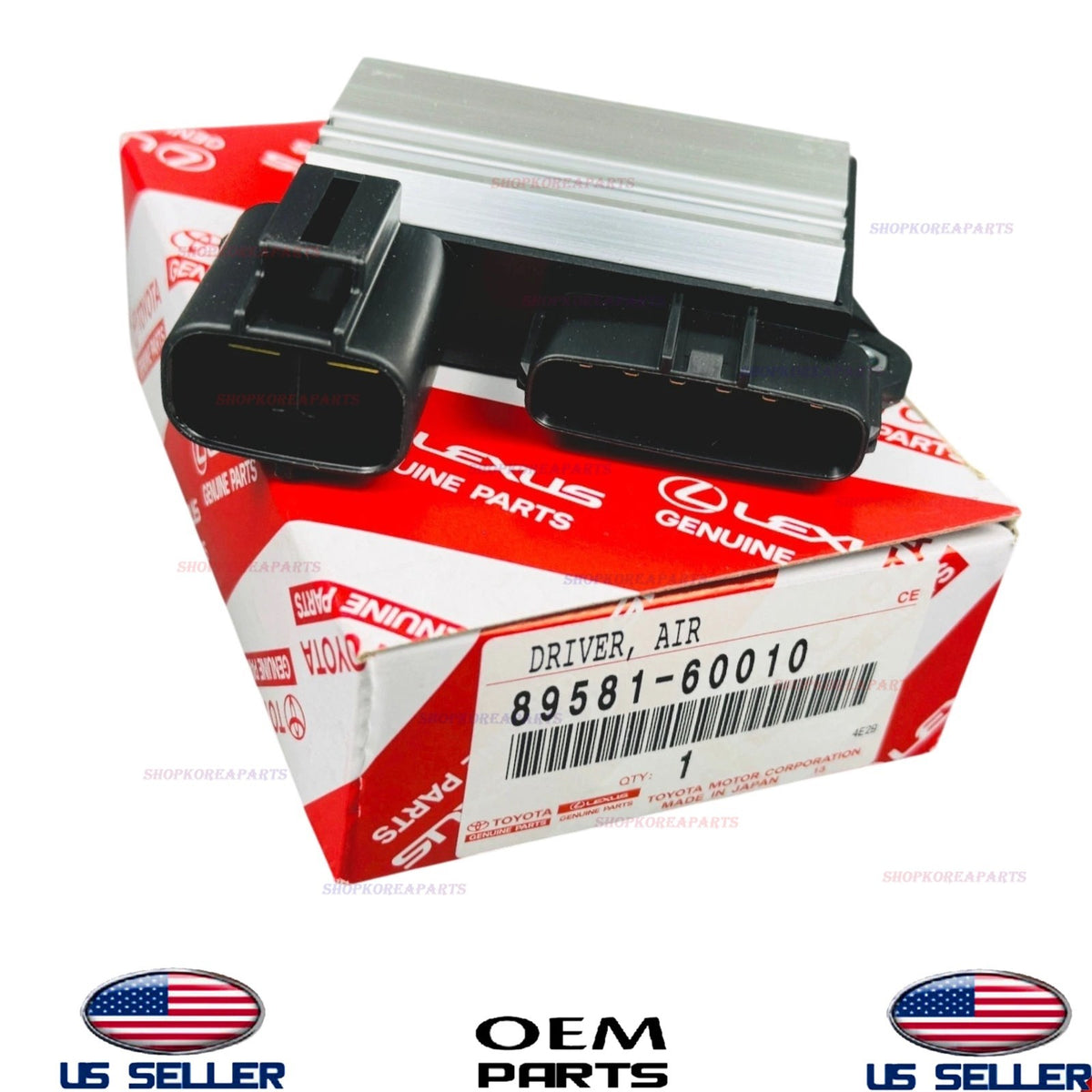 GENUINE OEM Driver Air Injection Control 2010-2024 Toyota Lexus 89581-60010