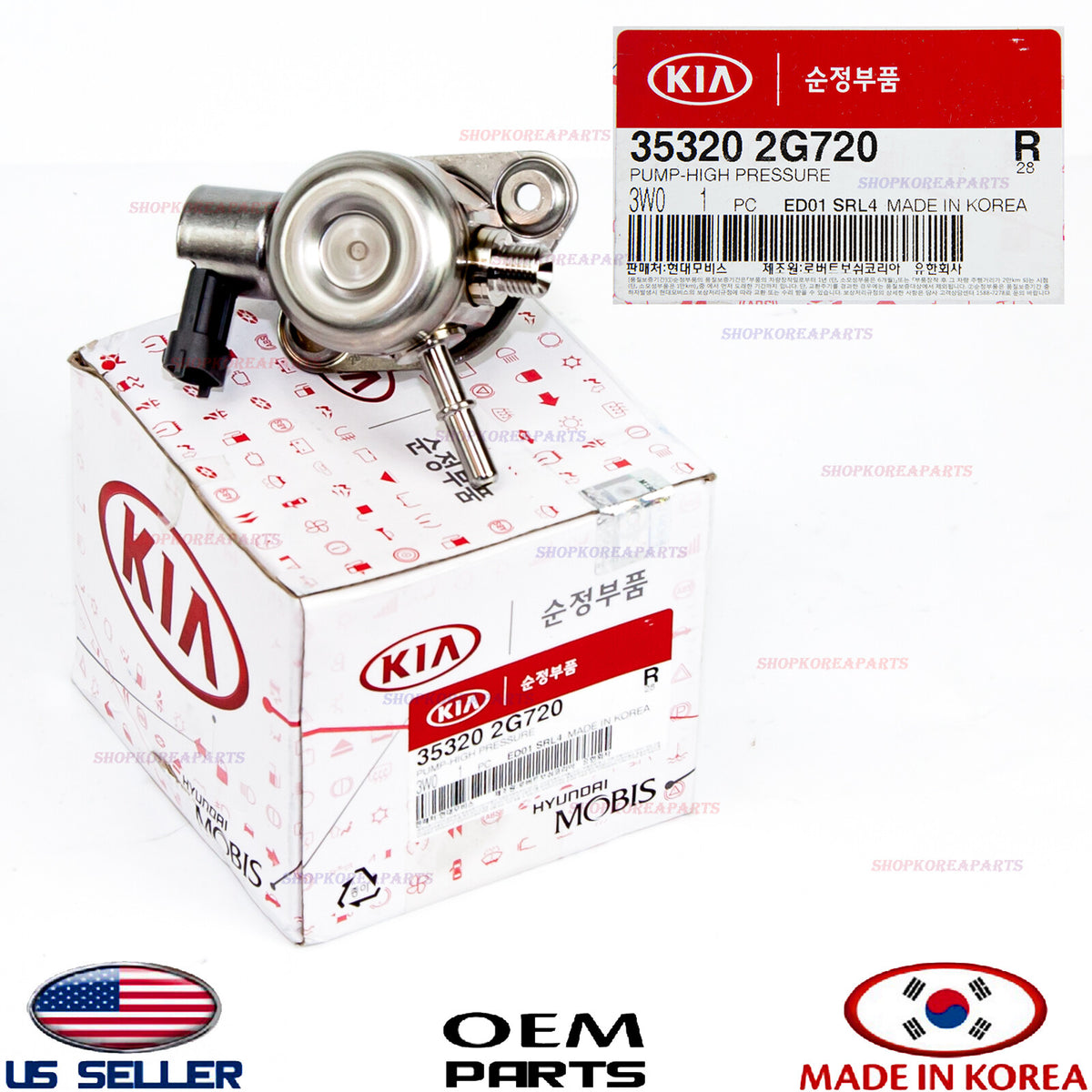 GENUINE High Pressure Fuel Pump OEM for Various HYUNDAI KIA 2.0-2.4L 2009-2016