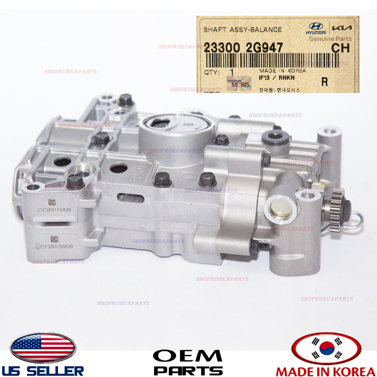 GENUINE Engine Balance Shaft Oil Pump ⭐ HYUNDAI KIA 2.0 Turbo *See compatibility