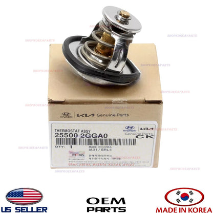GENUINE Engine Coolant Thermostat ⭐OEM⭐ HYUNDAI KIA 2.4L *See compatibility