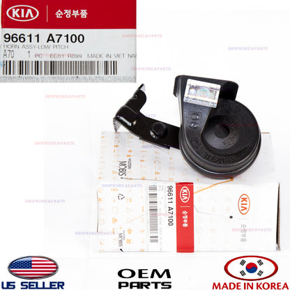 HORN ASSY LOW PITCH GENUINE! FOR KIA FORTE 2014-2018 96611A7100