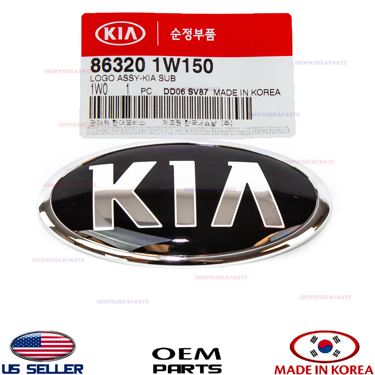 GENUINE OEM Front Hood Bumper Emblem Logo 2016–2017 Kia Rio 86320-1W150
