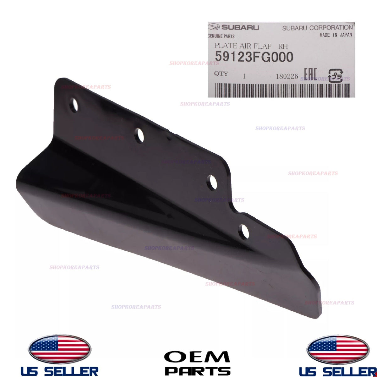 GENUINE OEM Fender Liner Plate Front RIGHT Passenger Side 2008-2014 Subaru