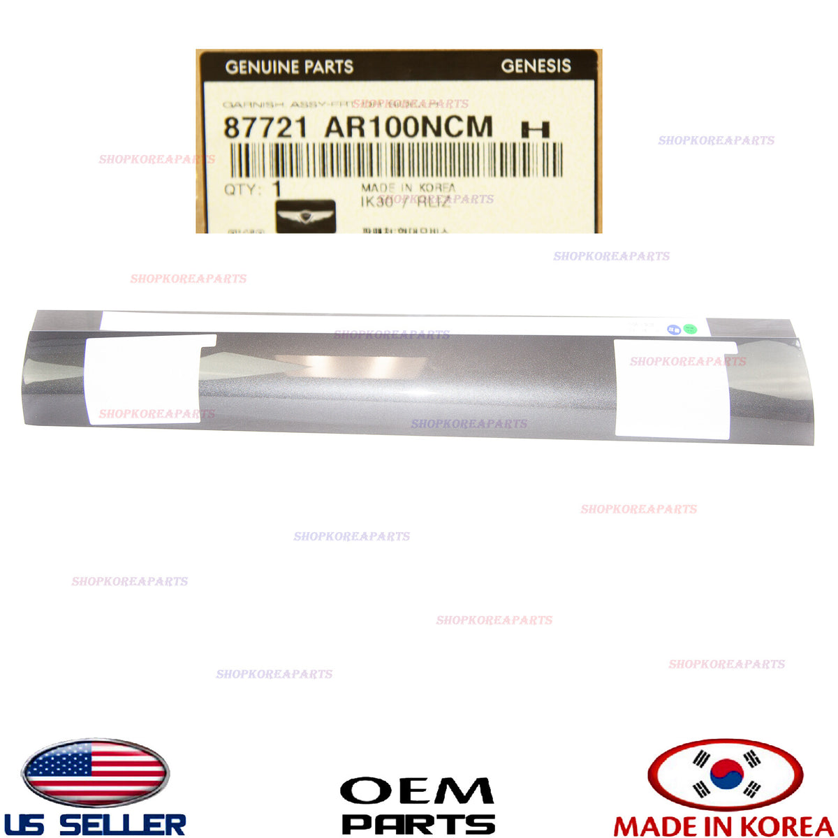 GENUINE Gray Front Door Lower Molding LEFT Driver Side OEM GV70 non Sport 22-26