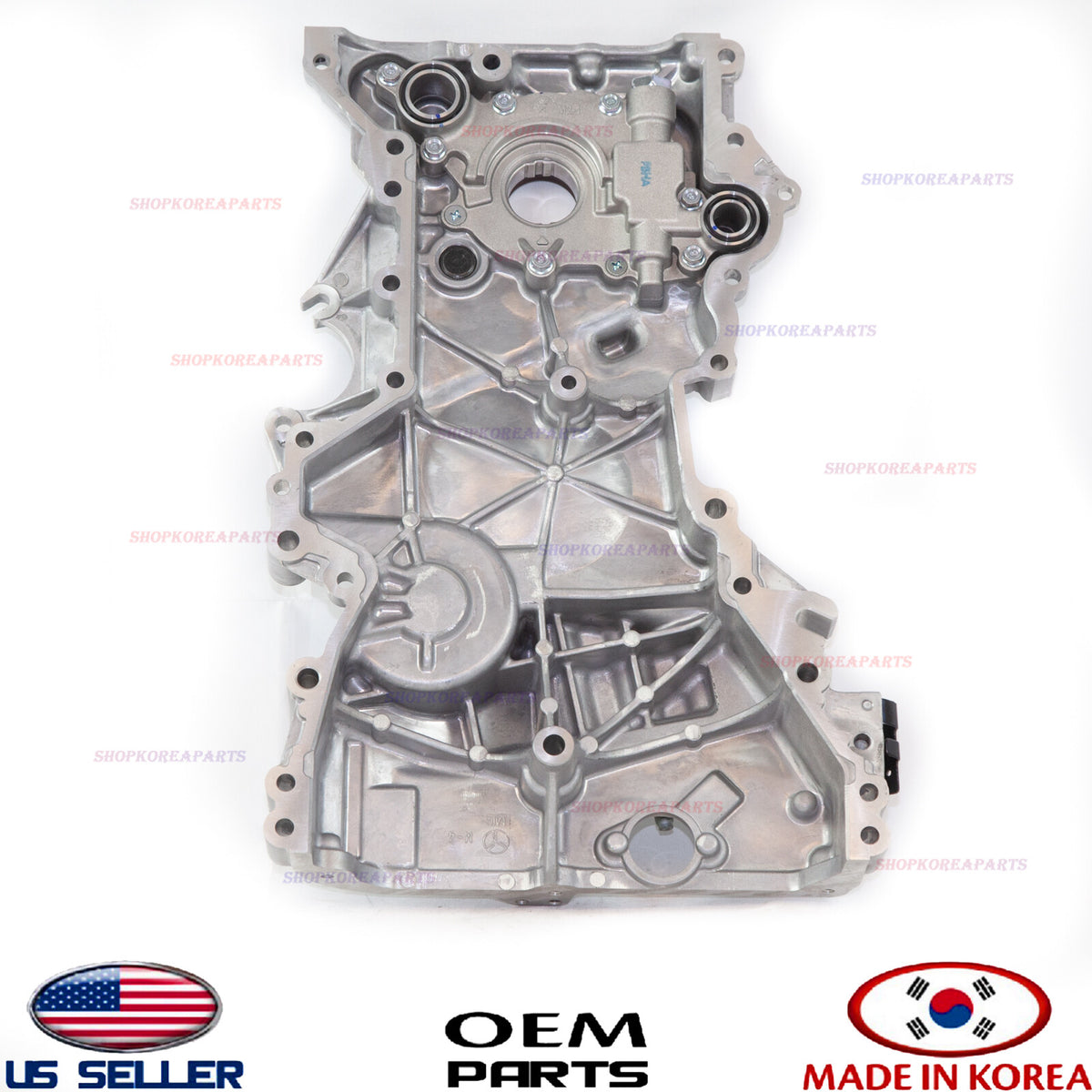 GENUINE Engine Timing Chain Cover OEM HYUNDAI KIA 2.0L 17-24 *See compatibility