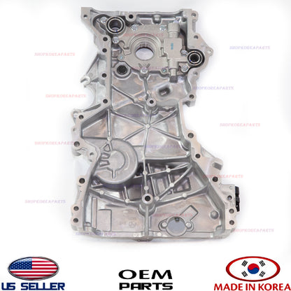 GENUINE Engine Timing Chain Cover OEM HYUNDAI KIA 2.0L 17-24 *See compatibility