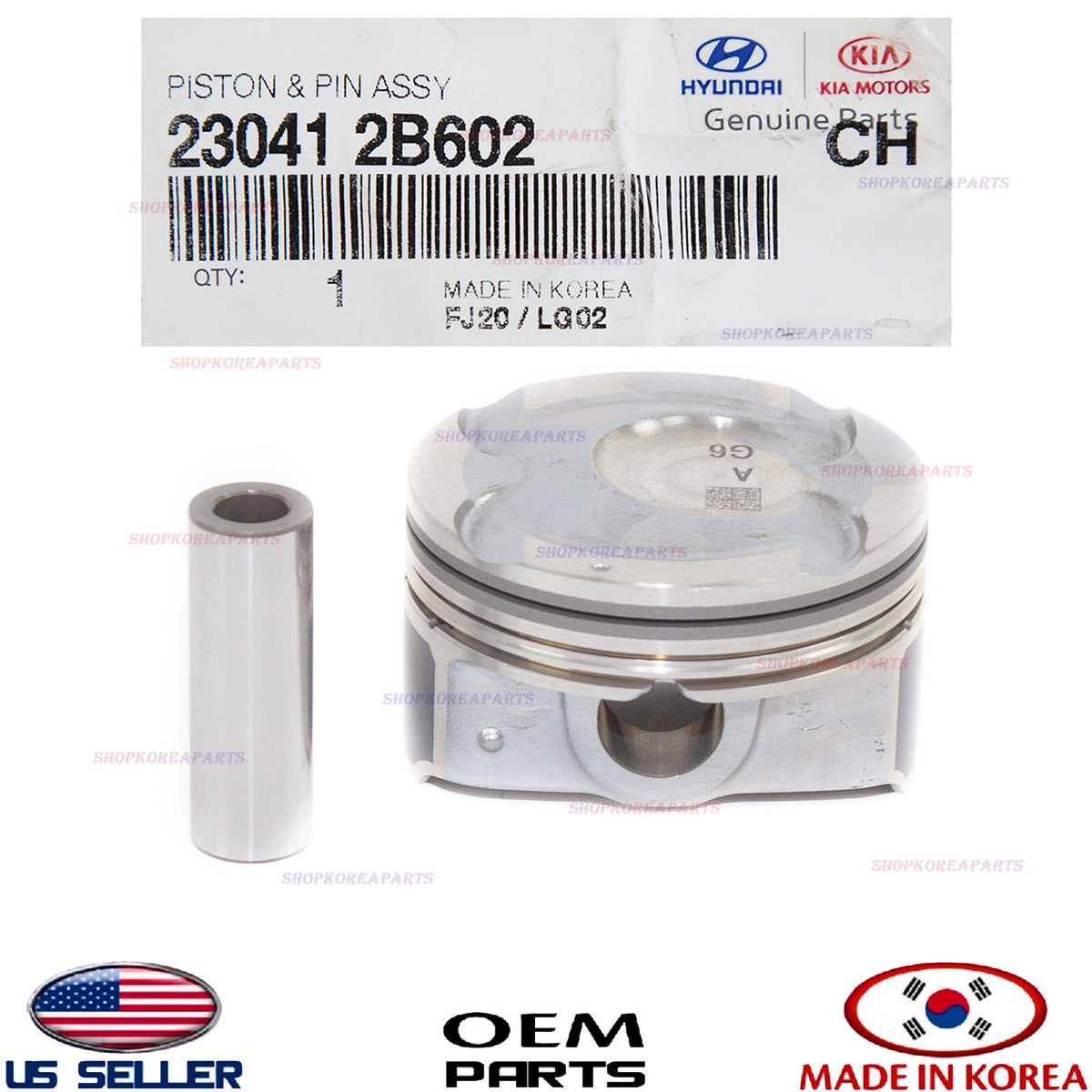 GENUINE Engine Piston & Pin Assy 1.6L STD-A ⭐OEM⭐ HYUNDAI KIA *See compatibility