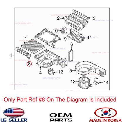 GENUINE OEM Cabin Air Filter Access Cover Door  2015-2019 Kia Soul EV