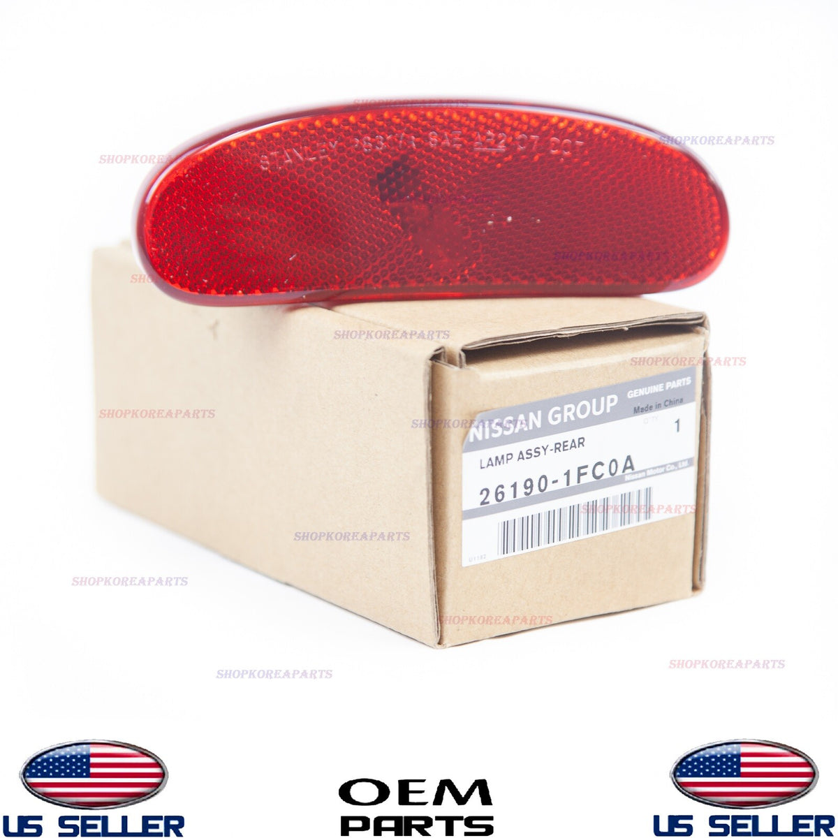GENUINE Rear Bumper Side Marker Light Lamp Passenger Side OEM CUBE Z12 2009-2014
