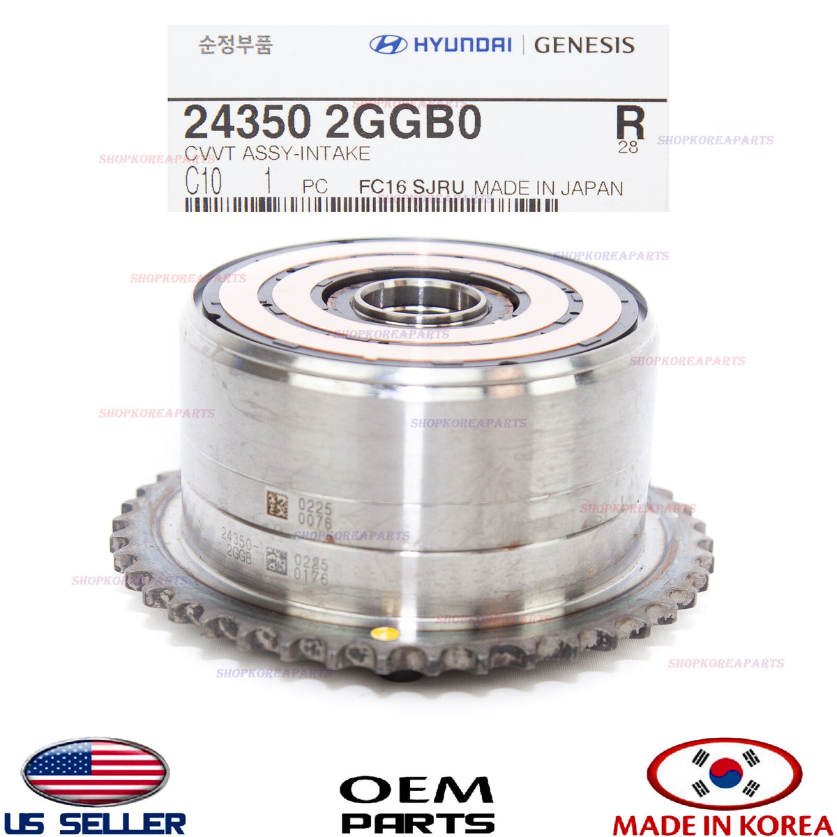 GENUINE INTAKE Camshaft Gear CVVT ⭐OEM⭐ HYUNDAI KIA 2.0L+2.4L *See compatibility