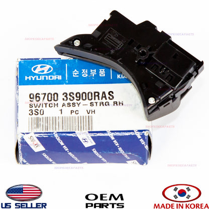 SWITCH ASSY STRG RIGHT GENUINE!!! FOR HYUNDAI SONATA 2011-2014 967003S900RAS