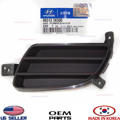 FRONT BUMPER BLANK HOLE COVER RIGHT GENUINE!!! SONATA 2009-2010 865133K500