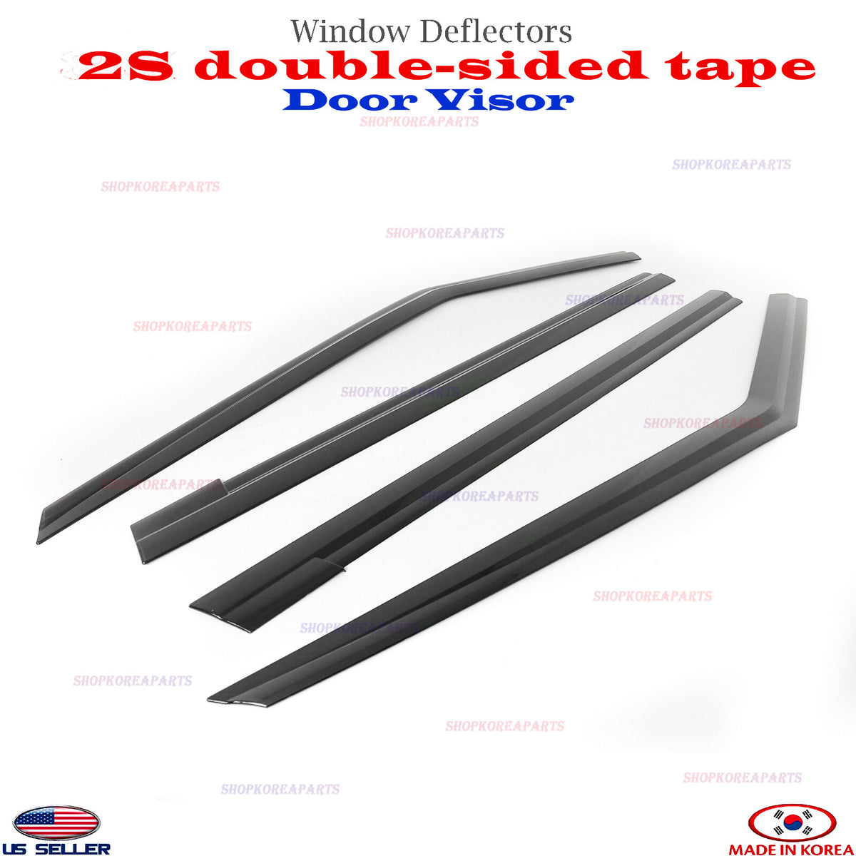 Door Visor Vent Shade Rain Window Guard fits for Kia Carnival 2022-2026 ⭐4pcs⭐