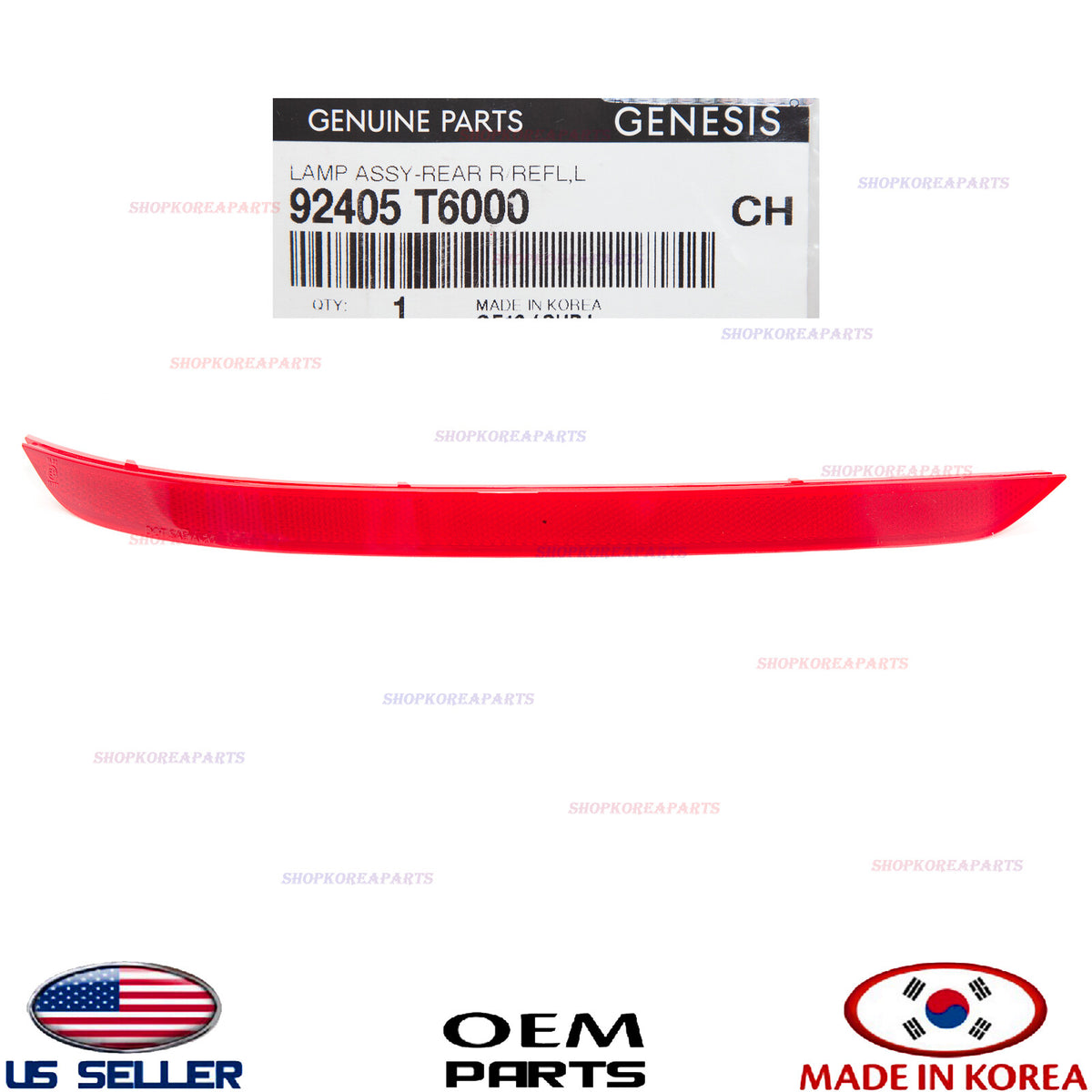 GENUINE Bumper Reflector Rear LEFT Driver Side ⭐OEM⭐ GENESIS GV80 2021-2024