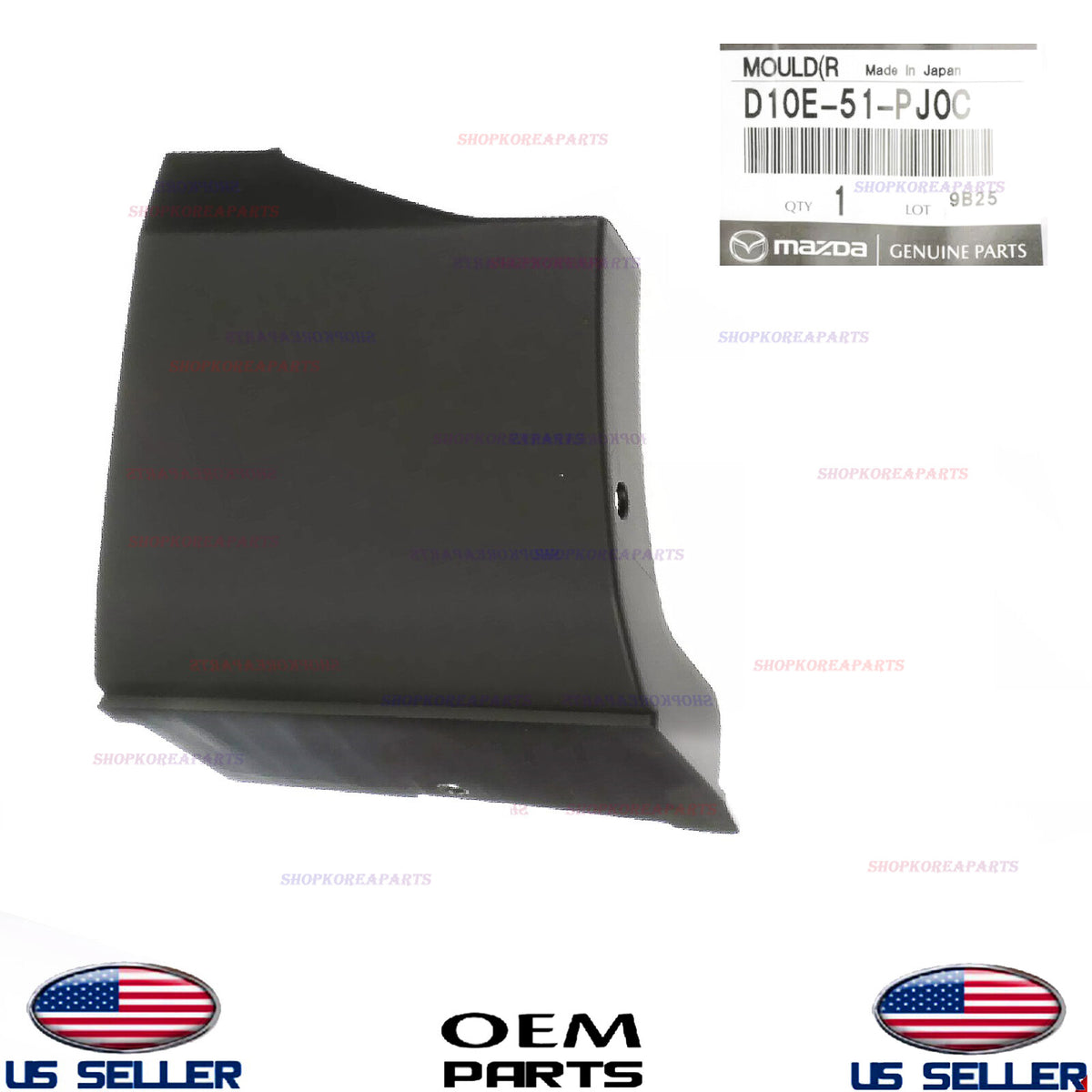 GENUINE OEM Front Fender RIGHT Passenger Side Lower Molding Mazda CX-3 2016-2021