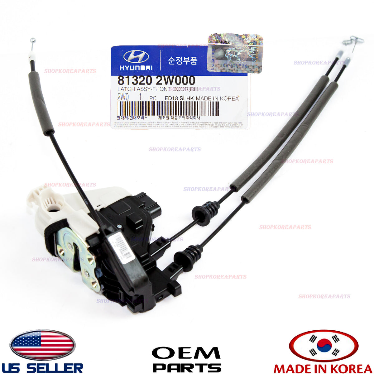 GENUINE Front Door Lock Actuator Motor Passenger Side OEM SANTA FE 2013-2018