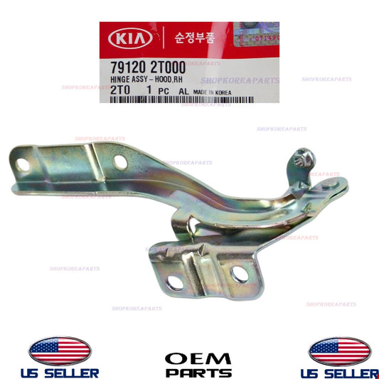 1pcs GENUINE Hood Hinge RIGHT Passenger Side KIA OPTIMA 2011-2015 79120-2T000